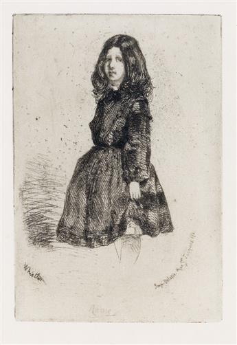 JAMES A. M. WHISTLER Three etchings.